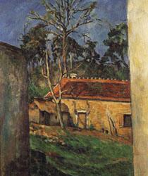 Paul Cezanne Farm Courtyard in Auvers Germany oil painting art